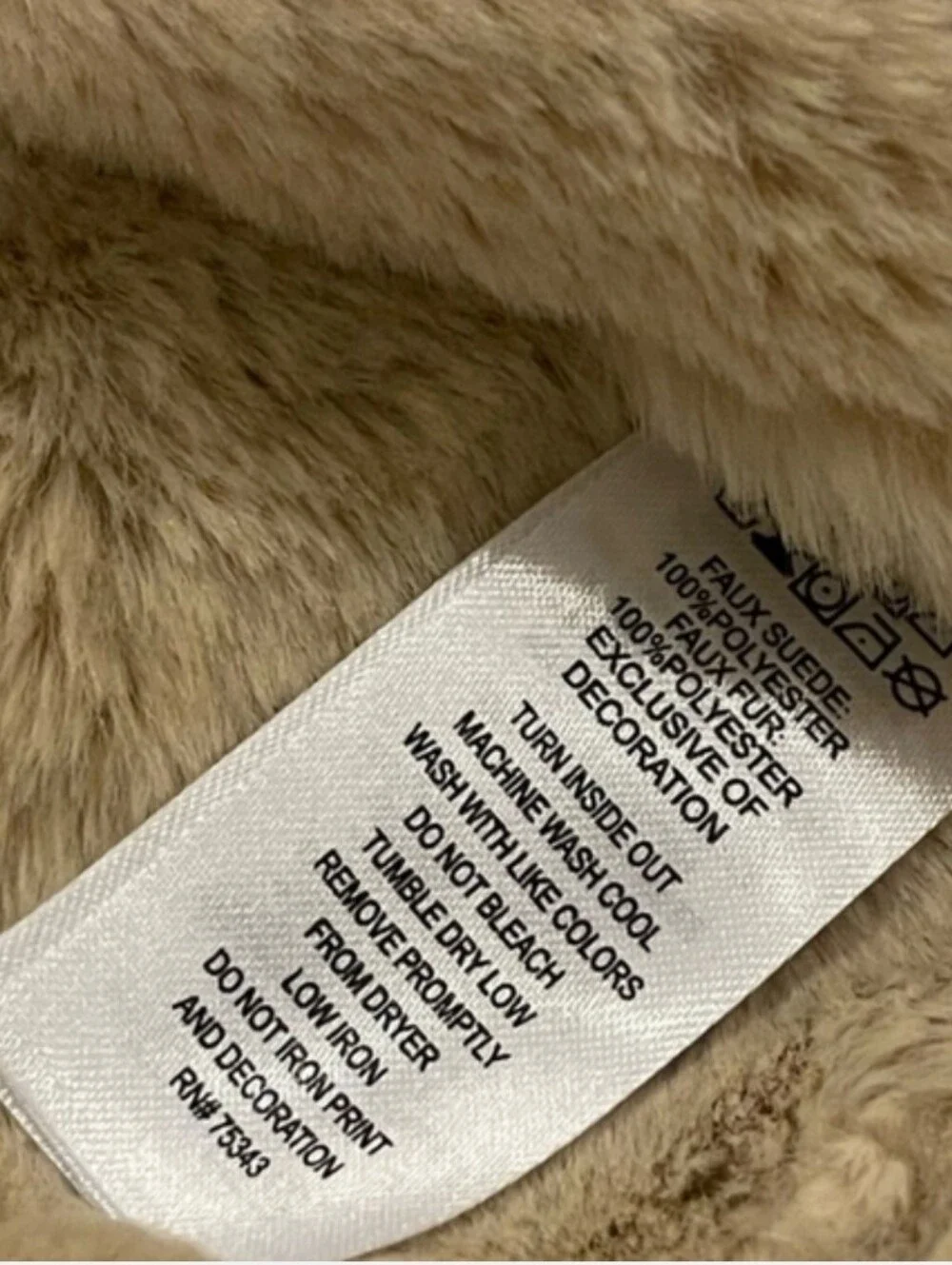 Haute Hippie 2T Bohemian Festival Boho girlFaux Suede Faux Fur Vest with Pocket